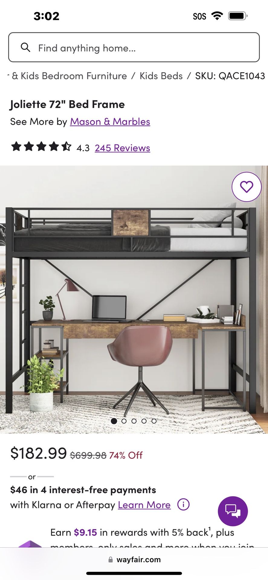 Twin Size LOFT Bed