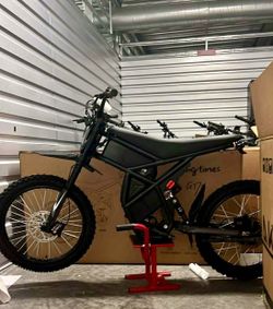Electric Dirt Bike E-Moto GT73 Pro, 49mph, Knobby Dirt Bike Tire, Steel Spoke Rims