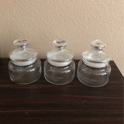 Storage glass Containers  $2 each