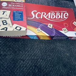 Scrabble game and book