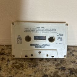 Michael Jackson – Thriller vintage cassette tape, 1982, Rare / Vintage