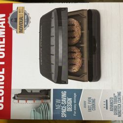 George Foreman Individual Grill New