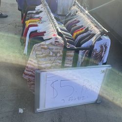 Vintage Garage Sale 5$ Rack 