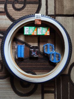 NEW Bicycle Bmx Parts Bundle 24" Blue