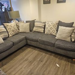 Sectional Sofa And Wine Cabinet