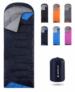 Sleeping Bags for Adults Backpacking Lightweight Waterproof- Cold Weather Sleeping Bag for Girls Boys Mens for Warm Camping Hiking Outdoor Travel Hunt