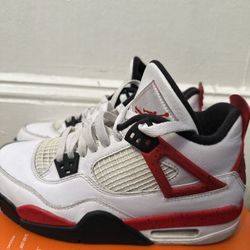 Jordan 4 Red Cement size 6 youth 