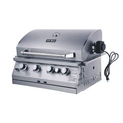 NXR 30 in. 4-Burner Built-In Gas Grill with Rotisserie Burner