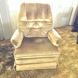 Gold Vintage Swivel Chair
