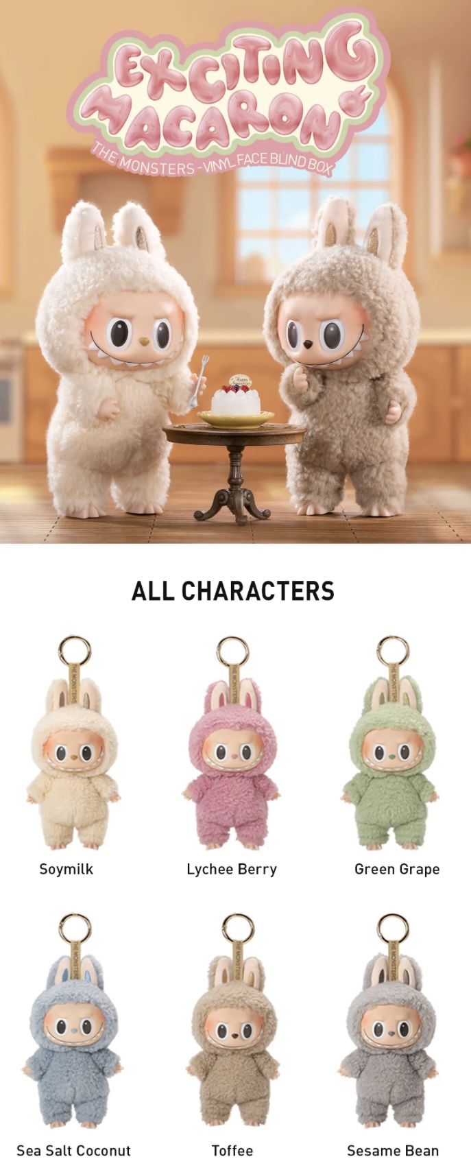 Labubu Macaron All Colors Available At This Time