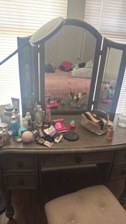 Beautiful Grey wood vanity