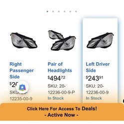 Mercedes Benz Head Light 