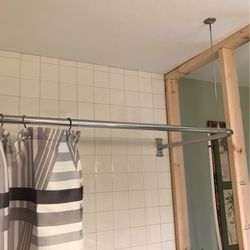 Angled Shower Rod