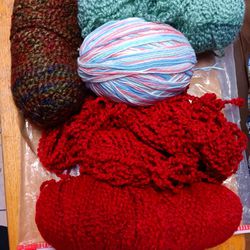 Yarn 4 Colors Bag Of Yarn(4)