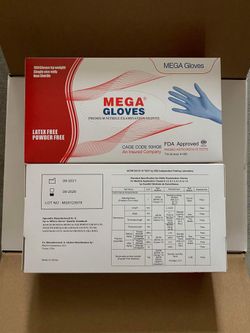 Mega nitrile gloves 4.5mil