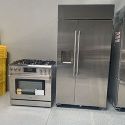 Appliance Kitchen set -Monogram 42’ Refrigerator-Thor 36’ Gas Stove 