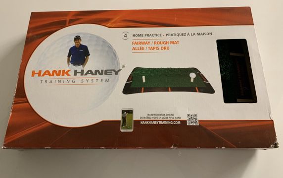 Hank Haney Golf Training System Fairway Rough Mat Practice Brand New in a box Valued at over $59 in stores Great tool for practicing in the comfort o