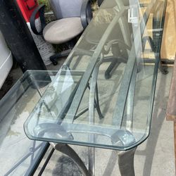 Glass Top Table