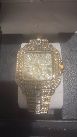 CARTIER BUSTDOWN WATCH WILL PASS DIAMOND TESTER