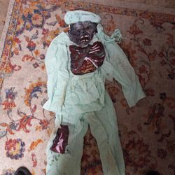 Zombie Doctor Outfit Halloween Costume Size Medium 8