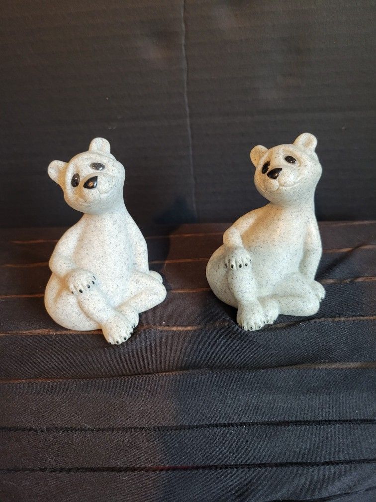 VINTAGE Quarry Critters Bears Set of 2 “BELLA” Second Nature Design 2008