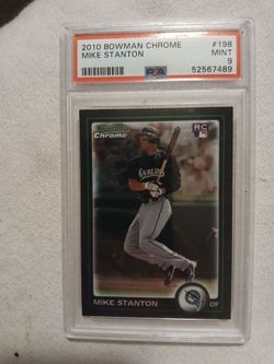 NYYankees Mike Stanton Rc PSA9 +5others