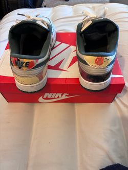 Nike Dunk Low Multi-Color Camo Sneakers