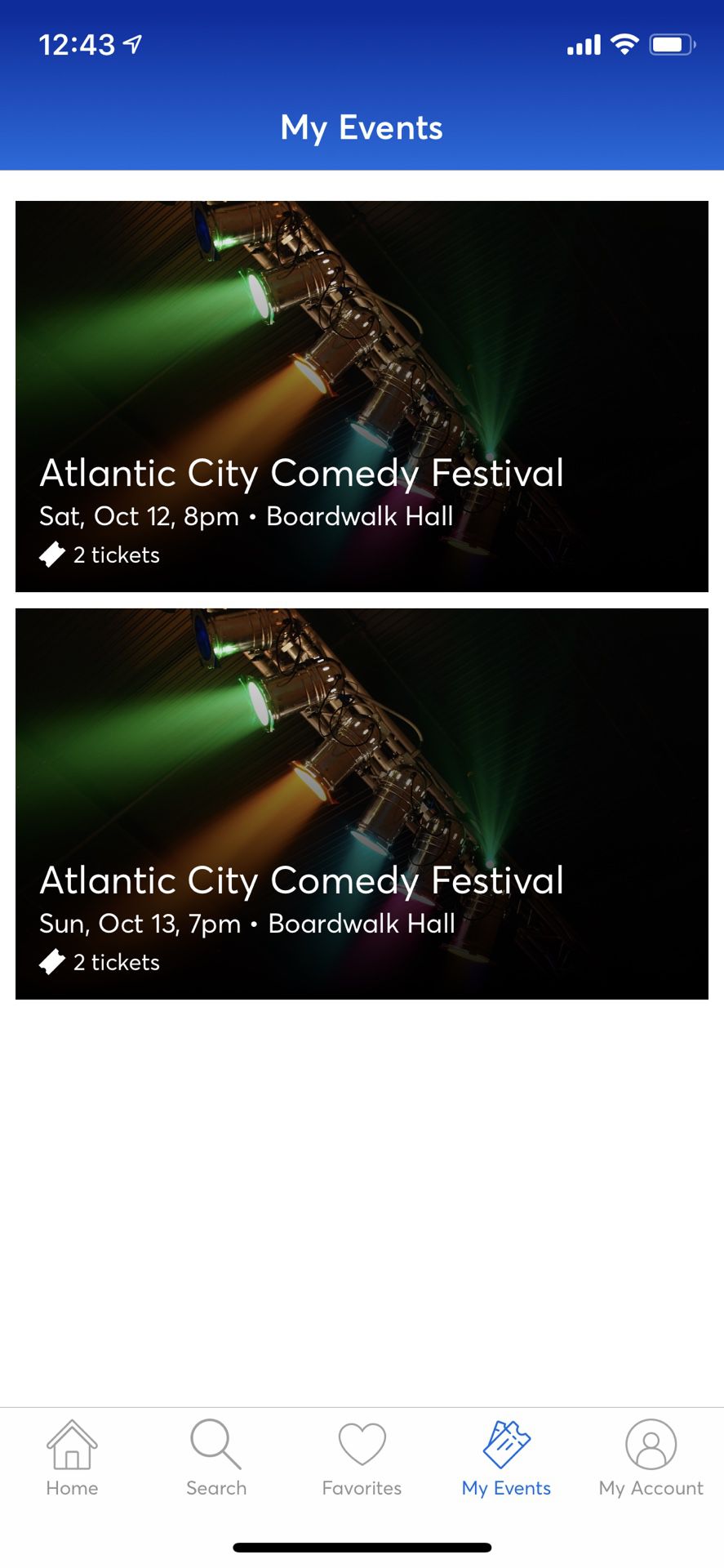 Comedy Tickets Atlantic City
