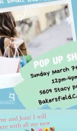 Pop-up Shop!