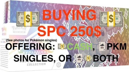 BUYING POKEMON SPC PRISMATIC SUPER PREMIUM COLLECTION OFFERING CASH AND CARDS