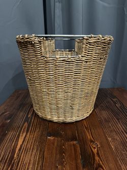 Wired Wicker Basket 