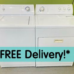 Matching washer and gas dryer