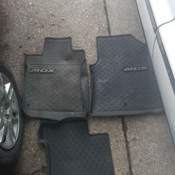 Acura Mdx All Weather Floor Mats Front,center And Rear Cover