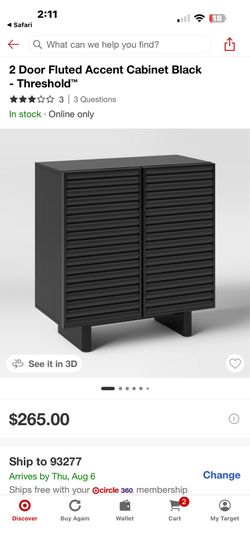 Target Fluted Cabinet