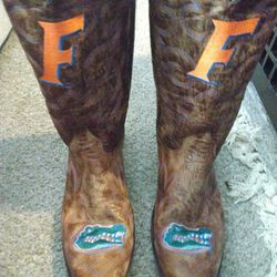 GameDay Florida Gators Leather Boots Size 13