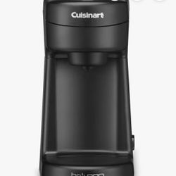 Cuisinart single cup coffee pod brewer model WICM5X brews an 8 ounce cup of coffee in less than 4 minute using eco-friendly paper cof