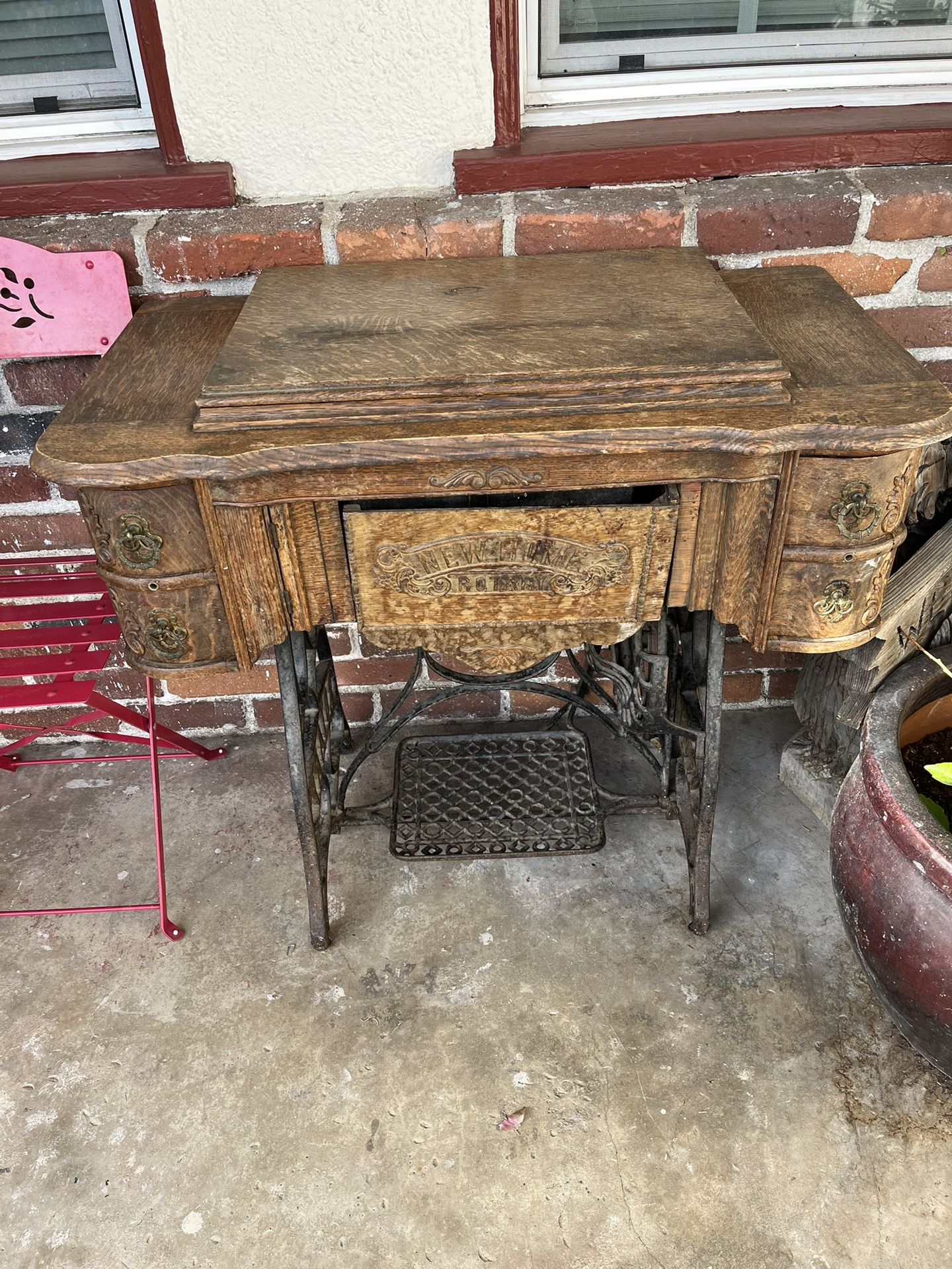 Antique New Home Sewing Machine