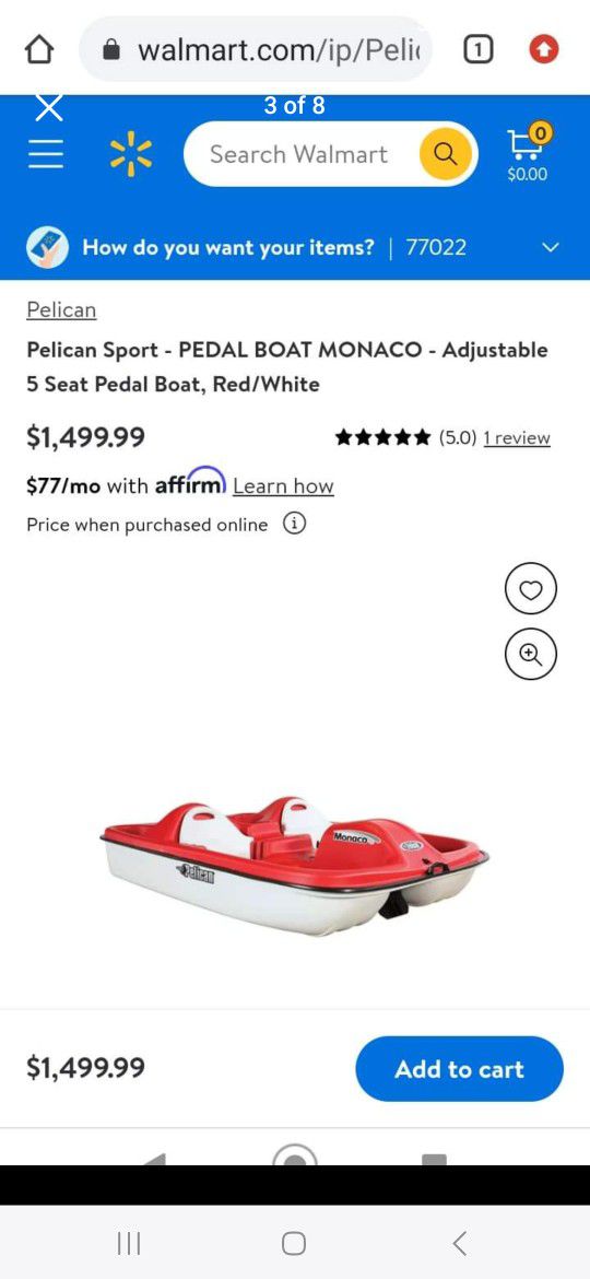 EXTRA LARGE PADDLE BOAT---GREAT FOR SUMMER