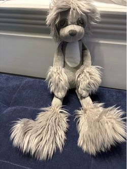 Mary Meyer FabFuzz Milano Sloth Plush Stuffed Animal Grey 17"