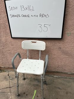 Shower Chair with Arms and Back