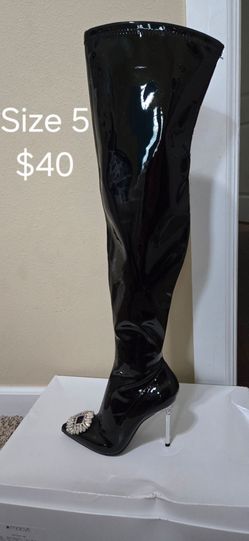 INC thigh boots