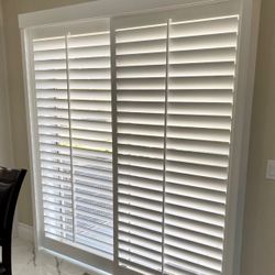 Home Window Shutters- White, Premium Wood, Custom Made Shutter Blinds, Persianas De Madera (951) 573-2560