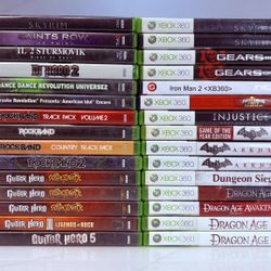 30 Xbox 360 Games 3/5 (Will Trade For Nintendo Switch Games)