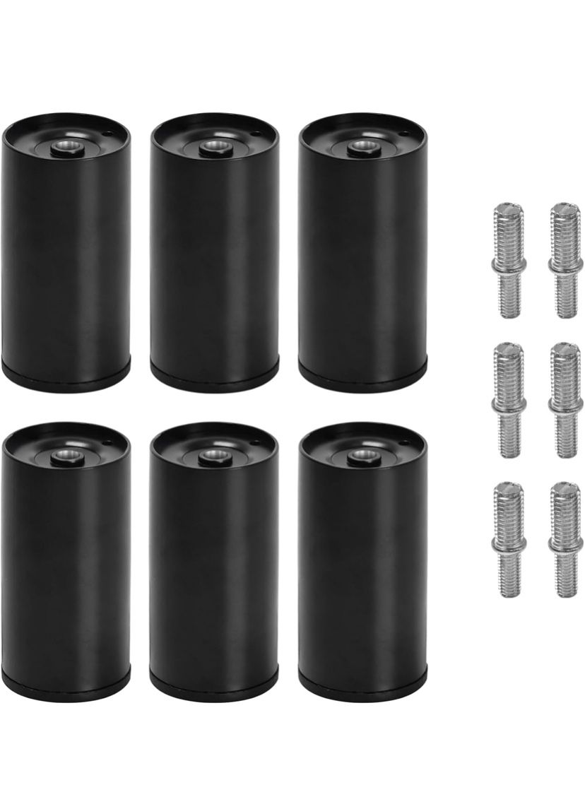 6 Inch Bed Legs Set of 6 for Adjustable Bed Replacement