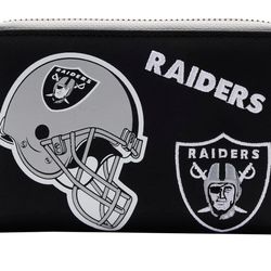 Loungefly NFL: Las Vegas Raiders Wallet with Patches