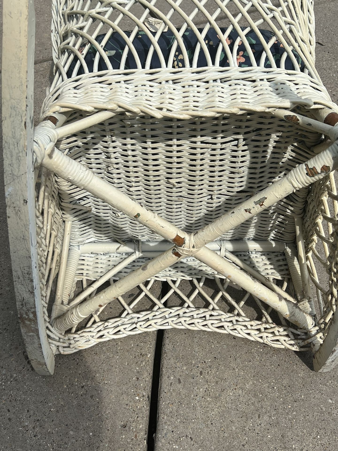 Wicker chair