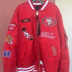 49ers Bombers Jacket