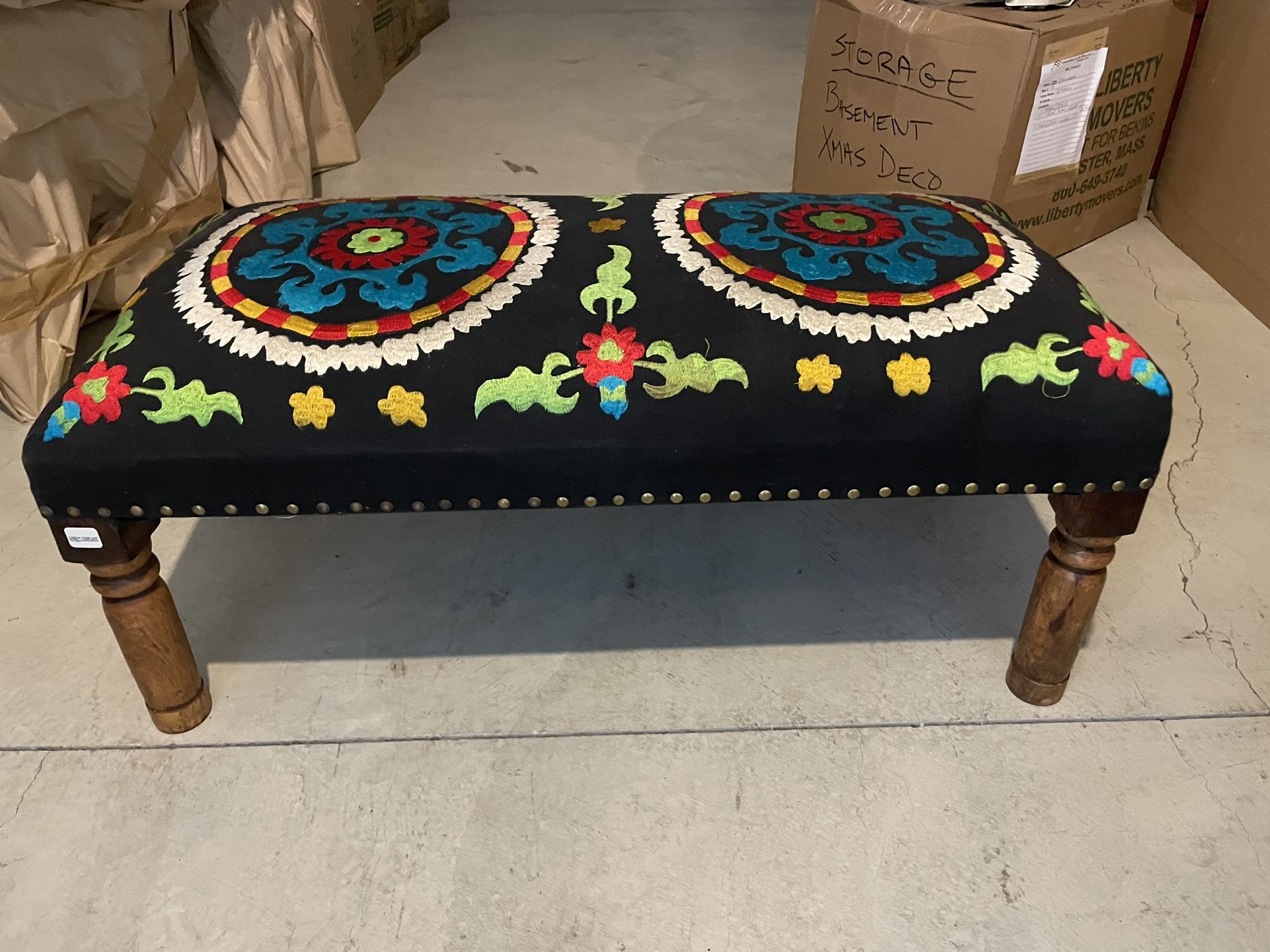 Hand Embroider Ottoman