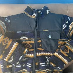 WRANGLER Kids size Med. ~7-8 Fleece zippered jacket; BRAND NEW!