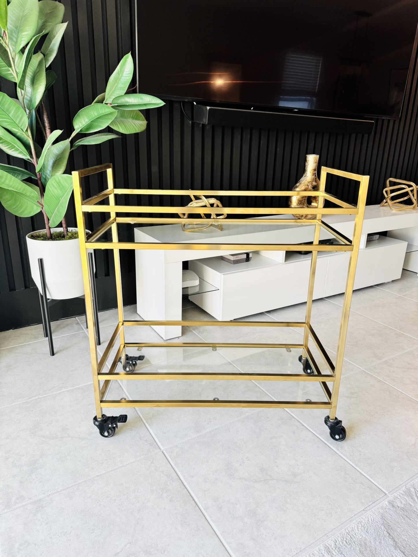 Bar Cart (Gold/Broze)